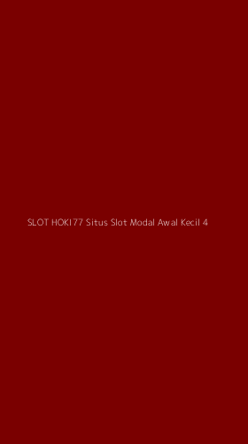 Tampilan Antarmuka Aplikasi Slot Hoki77 Situs Slot Modal Awal Kecil - 4