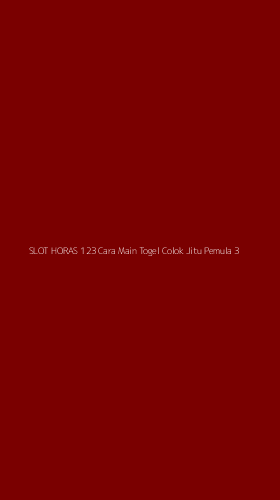 Tampilan Antarmuka Aplikasi Slot Horas 123 Cara Main Togel Colok Jitu Pemula - 3