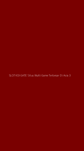 Tampilan Antarmuka Aplikasi Slot Koi Gate Situs Multi Game Terbesar Di Asia - 3