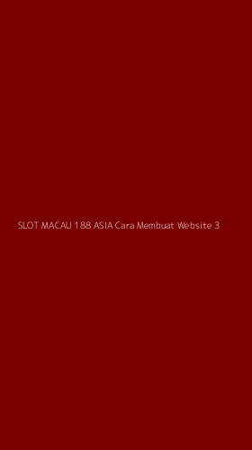 Tampilan Antarmuka Aplikasi Slot Macau 188 Asia Cara Membuat Website - 3