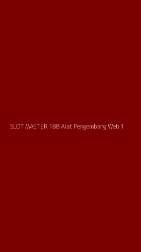 Tampilan Antarmuka Aplikasi Slot Master 188 Alat Pengembang Web - 1