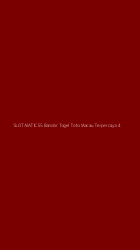Tampilan Antarmuka Aplikasi Slot Matic55 Bandar Togel Toto Macau Terpercaya - 4