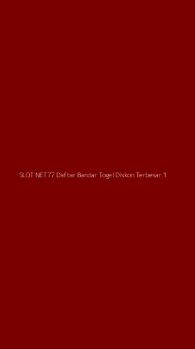 Tampilan Antarmuka Aplikasi Slot Net77 Daftar Bandar Togel Diskon Terbesar - 1