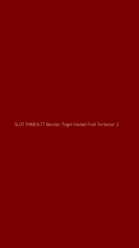 Tampilan Antarmuka Aplikasi Slot Panda77 Bandar Togel Hadiah Full Terbesar - 2