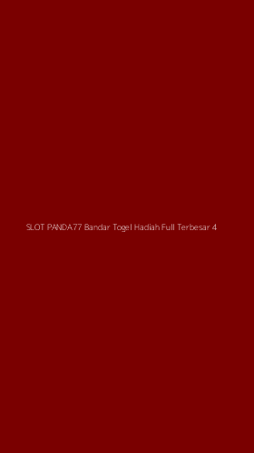 Tampilan Antarmuka Aplikasi Slot Panda77 Bandar Togel Hadiah Full Terbesar - 4