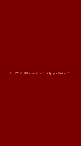Tampilan Antarmuka Aplikasi Slot Rog 168 Bocoran Pola Slot Olympus Hari Ini - 2