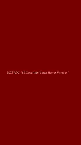 Tampilan Antarmuka Aplikasi Slot Rog 168 Cara Klaim Bonus Harian Member - 1