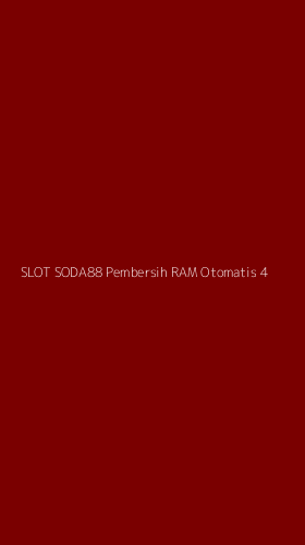Tampilan Antarmuka Aplikasi Slot Soda88 Pembersih Ram Otomatis - 4