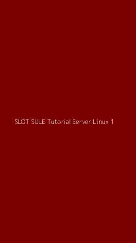 Tampilan Antarmuka Aplikasi Slot Sule Tutorial Server Linux - 1