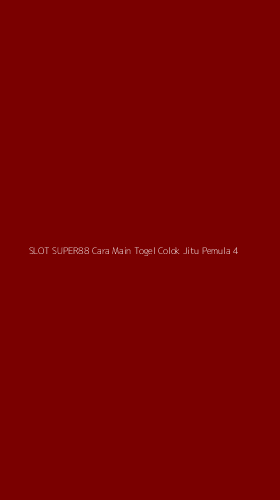 Tampilan Antarmuka Aplikasi Slot Super88 Cara Main Togel Colok Jitu Pemula - 4