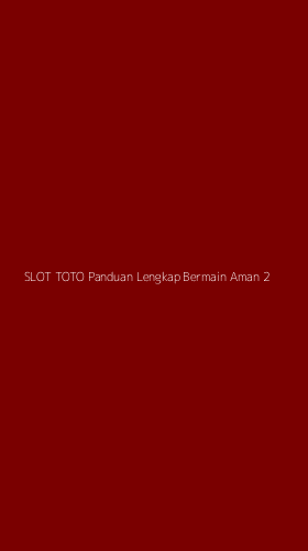 Tampilan Antarmuka Aplikasi Slot Toto Panduan Lengkap Bermain Aman - 2