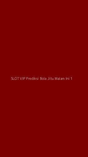 Tampilan Antarmuka Aplikasi Slot Vip Prediksi Bola Jitu Malam Ini - 1