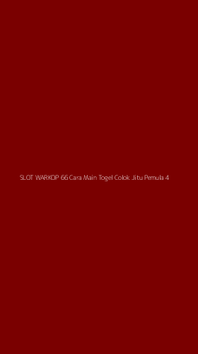 Tampilan Antarmuka Aplikasi Slot Warkop 66 Cara Main Togel Colok Jitu Pemula - 4