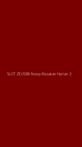 Tampilan Antarmuka Aplikasi Slot Zeus88 Resep Masakan Harian - 3