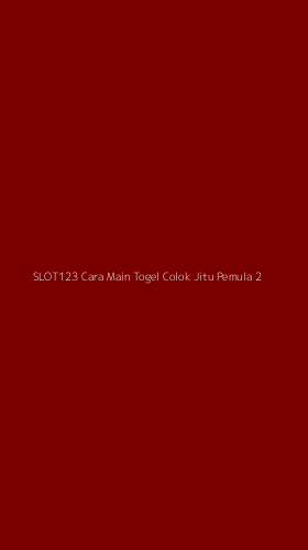 Tampilan Antarmuka Aplikasi Slot123 Cara Main Togel Colok Jitu Pemula - 2