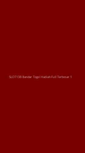 Tampilan Antarmuka Aplikasi Slot138 Bandar Togel Hadiah Full Terbesar - 1