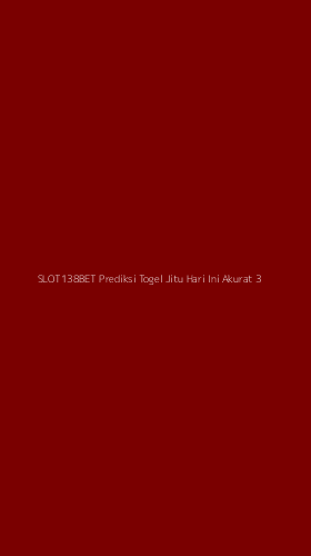 Tampilan Antarmuka Aplikasi Slot138bet Prediksi Togel Jitu Hari Ini Akurat - 3