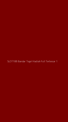 Tampilan Antarmuka Aplikasi Slot188 Bandar Togel Hadiah Full Terbesar - 1