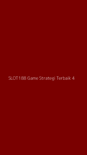 Tampilan Antarmuka Aplikasi Slot188 Game Strategi Terbaik - 4