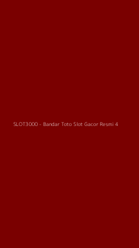 Tampilan Antarmuka Aplikasi SLOT3000 - Bandar Toto Slot Gacor Resmi - 4