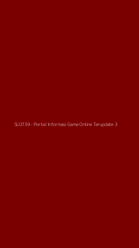 Tampilan Antarmuka Aplikasi SLOT39 - Portal Informasi Game Online Terupdate - 3