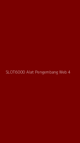 Tampilan Antarmuka Aplikasi Slot6000 Alat Pengembang Web - 4