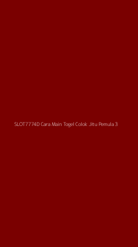 Tampilan Antarmuka Aplikasi Slot7774d Cara Main Togel Colok Jitu Pemula - 3