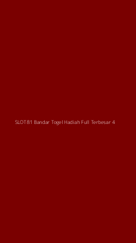 Tampilan Antarmuka Aplikasi Slot81 Bandar Togel Hadiah Full Terbesar - 4