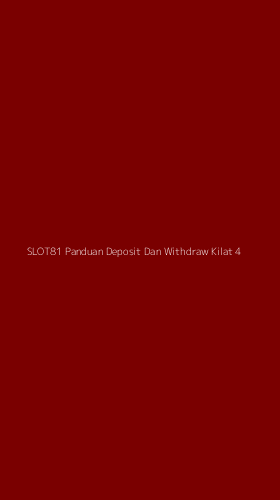 Tampilan Antarmuka Aplikasi Slot81 Panduan Deposit Dan Withdraw Kilat - 4