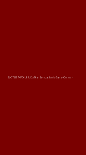 Tampilan Antarmuka Aplikasi Slot88 Mpo Link Daftar Semua Jenis Game Online - 4