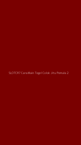 Tampilan Antarmuka Aplikasi Slotcr7 Cara Main Togel Colok Jitu Pemula - 2