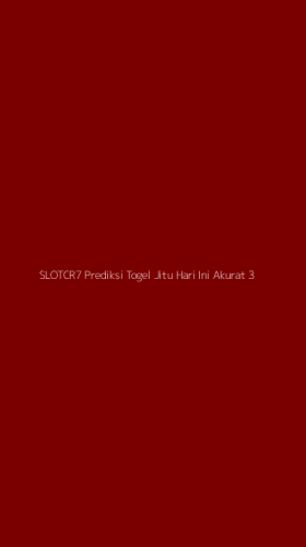 Tampilan Antarmuka Aplikasi Slotcr7 Prediksi Togel Jitu Hari Ini Akurat - 3
