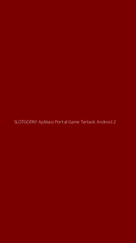 Tampilan Antarmuka Aplikasi Slotgopay Aplikasi Portal Game Terbaik Android - 2