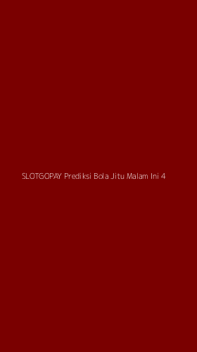 Tampilan Antarmuka Aplikasi Slotgopay Prediksi Bola Jitu Malam Ini - 4