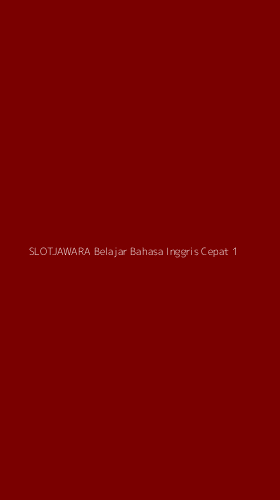 Tampilan Antarmuka Aplikasi Slotjawara Belajar Bahasa Inggris Cepat - 1