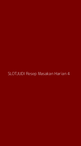 Tampilan Antarmuka Aplikasi Slotjudi Resep Masakan Harian - 4