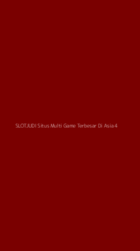 Tampilan Antarmuka Aplikasi Slotjudi Situs Multi Game Terbesar Di Asia - 4