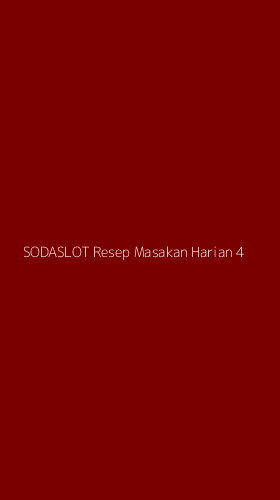 Tampilan Antarmuka Aplikasi Sodaslot Resep Masakan Harian - 4