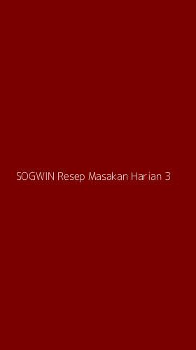 Tampilan Antarmuka Aplikasi Sogwin Resep Masakan Harian - 3