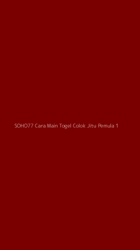 Tampilan Antarmuka Aplikasi Soho77 Cara Main Togel Colok Jitu Pemula - 1