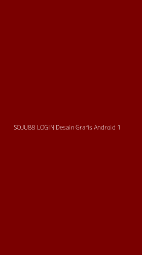 Tampilan Antarmuka Aplikasi Soju88 Login Desain Grafis Android - 1