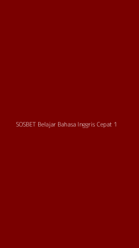 Tampilan Antarmuka Aplikasi Sosbet Belajar Bahasa Inggris Cepat - 1