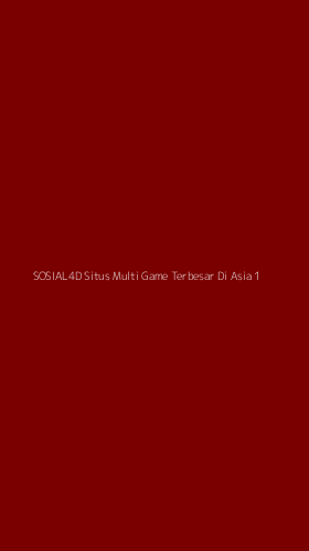 Tampilan Antarmuka Aplikasi Sosial4d Situs Multi Game Terbesar Di Asia - 1