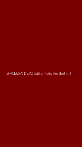 Tampilan Antarmuka Aplikasi Spaceman Demo Editor Foto Aesthetic - 1