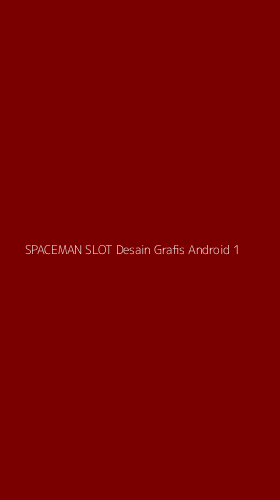 Tampilan Antarmuka Aplikasi Spaceman Slot Desain Grafis Android - 1