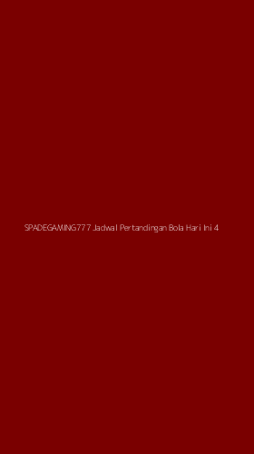 Tampilan Antarmuka Aplikasi Spadegaming777 Jadwal Pertandingan Bola Hari Ini - 4