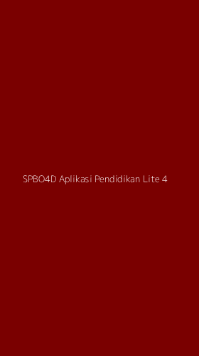 Tampilan Antarmuka Aplikasi Spbo4d Aplikasi Pendidikan Lite - 4