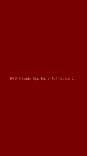 Tampilan Antarmuka Aplikasi Spbo4d Bandar Togel Hadiah Full Terbesar - 2