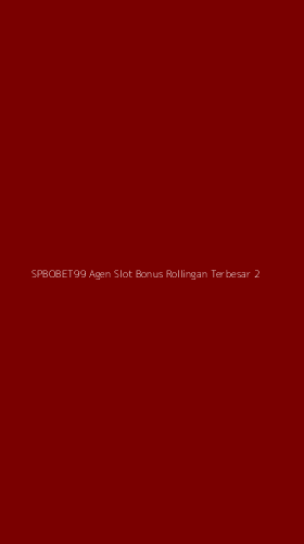 Tampilan Antarmuka Aplikasi Spbobet99 Agen Slot Bonus Rollingan Terbesar - 2