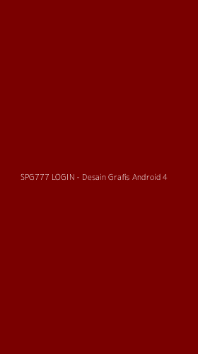 Tampilan Antarmuka Aplikasi SPG777 LOGIN - Desain Grafis Android - 4